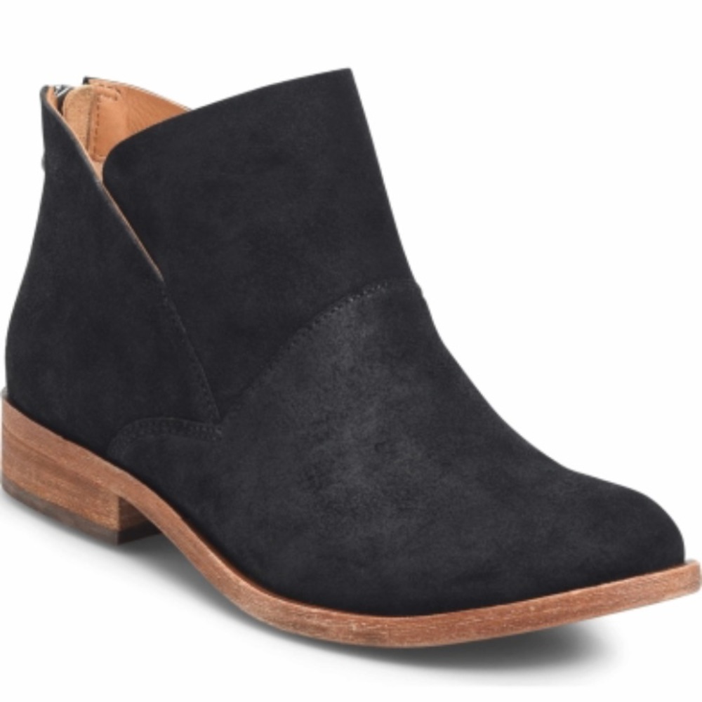 KORK-EASE black suede Ryder booties